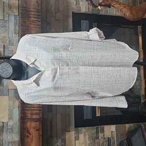 CROFT AND BARROW PLEATED FRONT BLOUSE